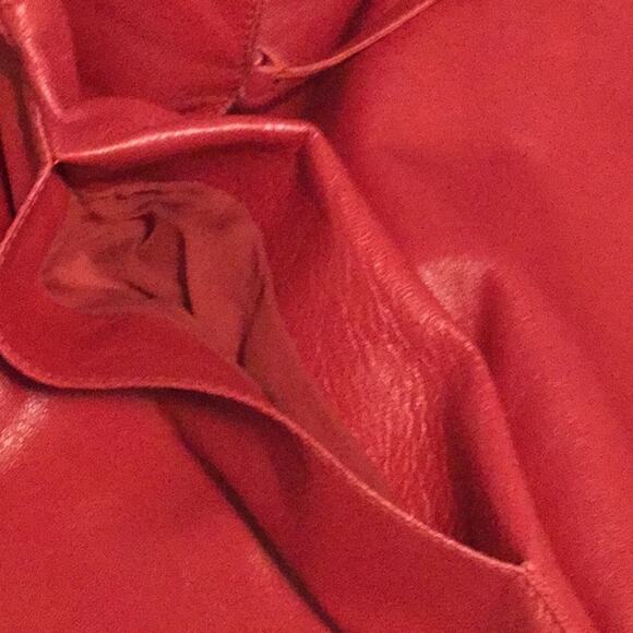 Valentino leather red dress - Picture 13 of 15